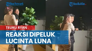 Reaksi Lucu Suami Ria Ricis, Teuku Ryan saat Tiba-tiba Dipeluk oleh Lucinta Luna