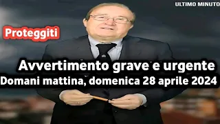 Avvertimento molto serio Domani un violento uragano si abbatterà sull'Italia con alluvioni enevicate