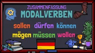 📚 Modalverben Konjugation im Präsens Präteritum Konjuktiv 2 | Deutsch Lernen | Learn German