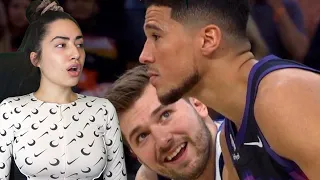 SOCCER FAN REACTS TO Luka Dončić and Devin Booker: When Tr4sh Talking Goes Horr1bly Wr0ng