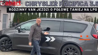 Luxusowy Rodzinowóz Chrysler Pacifica 3.6 V6 jeździ taniej po montażu LPG w @AbartAutoGazSerwis