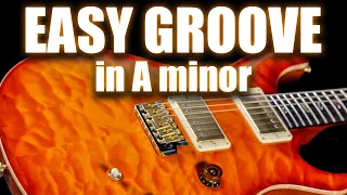 Easy Groove Backing Track in Am | SZBT 1053