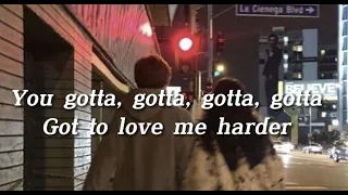 Love me harder - Ariana Grande, The Weeknd (sped up + lyrics)