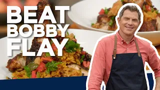 Bobby Flay Makes Arroz con Pollo | Beat Bobby Flay | Food Network