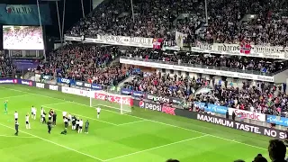 Rosenborg Fans Celebrating Qualification for Europa League | Rosenborg vs Ajax 3-2 HD