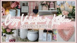 💌 VALENTINES DECORATE WITH ME 2024│SIMPLE VALENTINES DECORATING IDEAS│CUTE VALENTINES KITCHEN DECOR