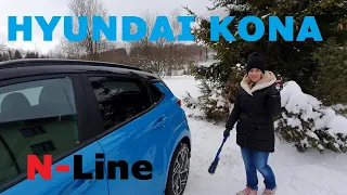 #TEST w śniegu Hyundai Kona Premium N-Line 2022 198 KM 7DCT