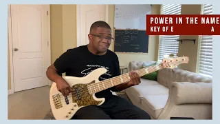 @TravisDykes  (Draylin Young Music - Power In The Name) [Bass Play through]