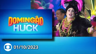 Chamada Domingão com Huck (01/10/23)