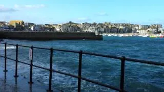 Big waves in St Ives, Cornwall