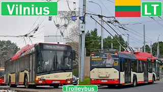 LT - VILNIUS TROLLEYBUS / Troleibusai Vilniuje 2022/2023 [4K]