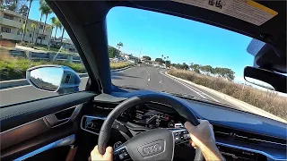 2021 Audi RS6 Avant POV Test Drive (3D Audio)(ASMR)