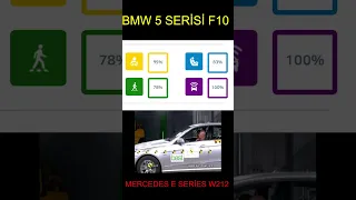 Safety & Crash Test Comparison BMM 5 Series F10 & Mercedes-Benz E Series W212 #crashtest EURO NCAP