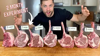 How long should you dry age a steak? 7 RIBEYES go head to head