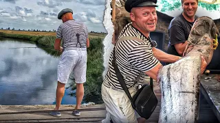 Fishing in Vilkovo. Huge catfish 2 meters!! Zhor pike