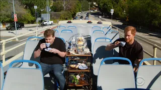 Prince Harry Tours Los Angeles on a Double Decker Bus