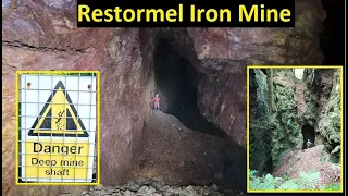 First explore of the underground workings of Restormel Iron Mine. A deep abandoned mine in Cornwall.