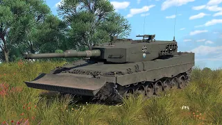 War Thunder: Leopard 2A4 German Main Battle Tank Gameplay [1440p 60FPS]