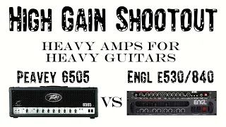 High Gain Amp Shootout: Peavey 6505 vs Engl e530/840