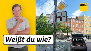 Abknickende Vorfahrt: Das machen die meisten falsch! | ADAC | Recht? Logisch!