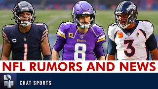MAJOR NFL Rumors On Kirk Cousins To Falcons, Justin Fields Trade, Russell Wilson + Franchise Tags