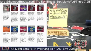 Welcome To Bomber Breaks Sunday Night Live Sports Card Box & Case Breaks!