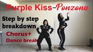 Purple Kiss Dance Break + Chorus tutorial [Mirrored]