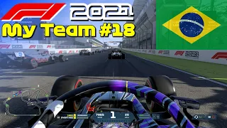 ALL NEW ENGINE COMPONENTS! - F1 2021 My Team Career Mode #18: Brazil