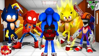 ENTRANDO en TODAS LAS ESCUELAS de SONIC LA PELICULA en GTA 5 !! (Sonic Movie mod)