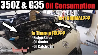 Nissan 350Z & Infiniti G35 VQ OIL CONSUMPTION Causes and Solutions (Nissan 3.5L V6) | AnthonyJ350
