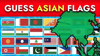 Guess The Asian Countries Flag  | Asia Flag Quiz Flag Challenge