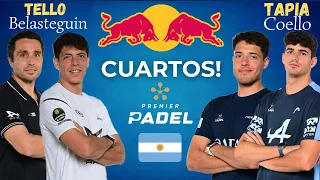 P1 MAR DEL PLATA PREMIER PADEL 2024 CUARTOS | Tapia-Coello vs Tello-Belasteguin