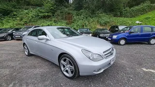 2010 Mercedes CLS 350 Grand Edition CDi 4dr Coupe in Iridium Silver. Review and start up video