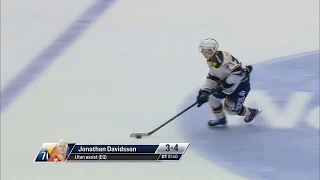 Jonathan Davidsson Penalty Shot Goal in OT vs. Malmö (2017-18 SHL Regular Season)