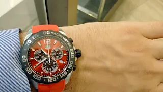 TAGHEUER FORMULA 1 LATEST2022 43MM RED DIAL CAZ101AN.FT