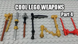 COOL LEGO WEAPONS you can build for your minifigures -Pt 4