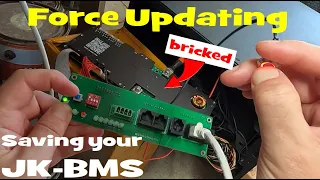 How to recover a bricked JK Inverter BMS. Using Force Updating to save your BMS!