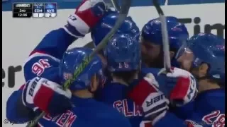 Rangers vs Oilers - 12/15/15 - Dylan McIlrath goal