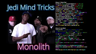 Jedi Mind Tricks on Monolith- Rhymes Highlighted