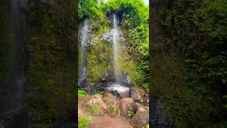 Beautiful Waterfall in an Abandoned Place