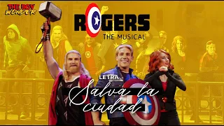 🎵 Rogers El Musical: "Salva la ciudad" 🎵 (Solo Letra - Español) | Hawkeye - Save The City