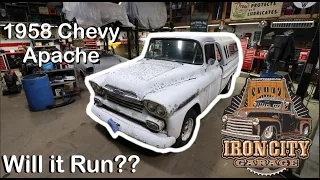 1958 Chevy Apache- Will it Run??