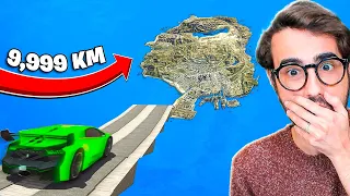 PUOI SALTARE TUTTA LA MAPPA DI GTA 5 CON QUESTA RAMPA? *MOD*