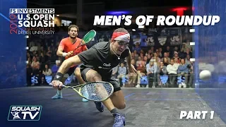 Squash: U.S. Open 2019 - Men's QF Roundup Pt.1