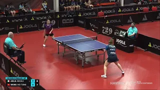 (凱彤即時戰報) 黃凱彤 (Hong Kong China) vs Nicole ARLIA (Italy).