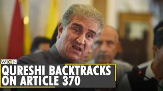 'Will talk to India only if Article 370 restore': Pak FM Qureshi | Jammu & Kashmir | English News