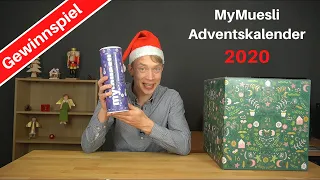 MyMuesli Deluxe Adventskalender 2020 Inhalt Erfahrung Preis | Unboxing mit Gewinnspiel