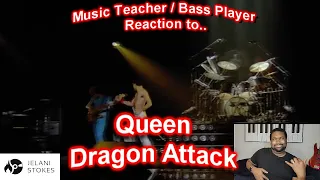Queen Dragon Attack Reaction - Music Teacher/ Bass Player Reacts