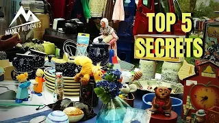 How to Find TREASURE at a FLEA MARKET - Top 5 Tips