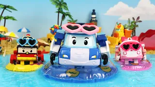 Robocar POLI Opening Song | Summer Ver. | Toy for Kids | Little Big Play